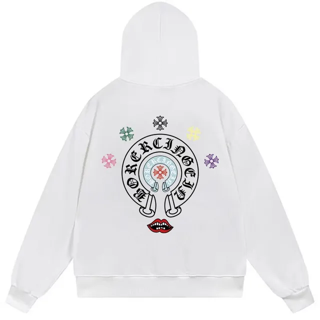 Chrome Hearts Embroidered Logo Graphic Black Hoodie