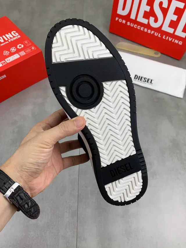 Diesel Navy Suede Lifestyle Sneakers
