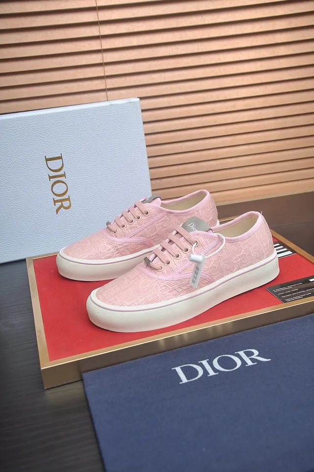 Vans Pink Beige Low-Top Textile Upper Lifestyle Sneakers
