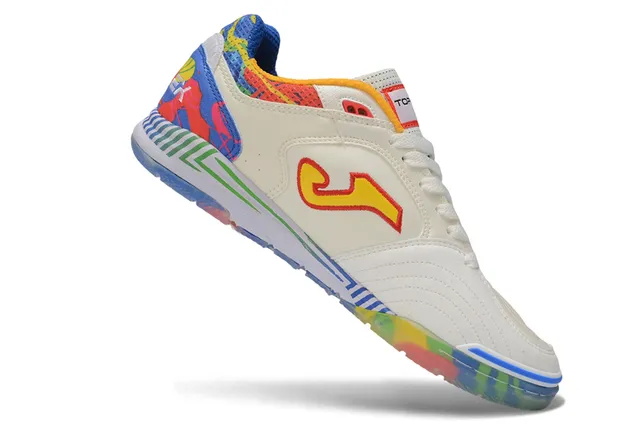 Joma Multicolor White Low-Top Graphic Upper Sneakers