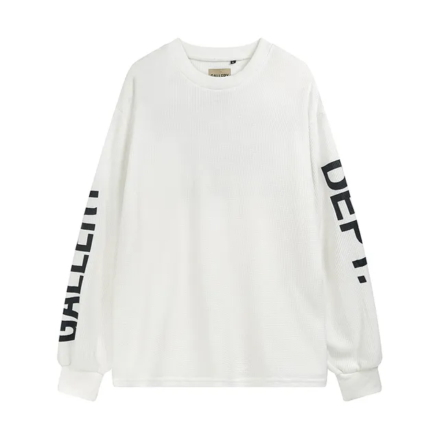 Gallery Dept Waffle-Knit Oversized Crewneck Sweater