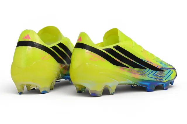 Adidas Hyperfast Neon Yellow Iridescent Firm-Ground Soccer Shoes