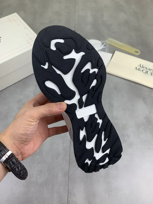Alexander McQueen Oversized Sneaker Light Gray Suede Lifestyle Sneakers