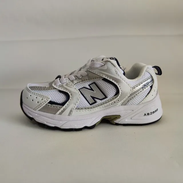 New Balance 9060 Beige Silver Chunky Sneakers