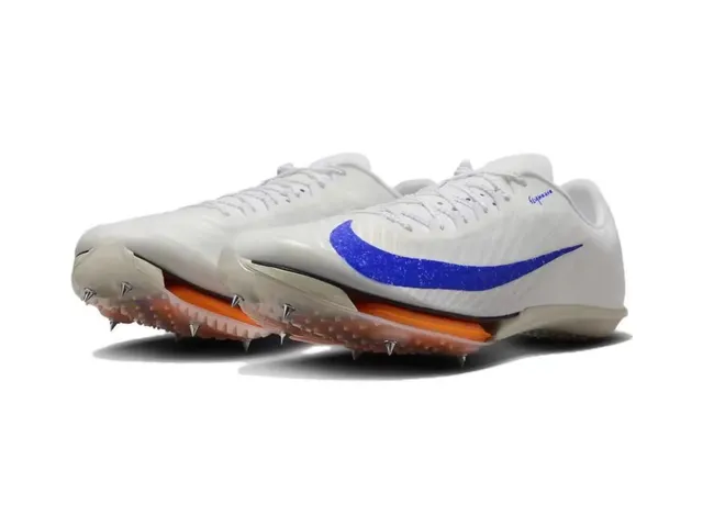 Nike White Black Orange Track Spike Running Shoes