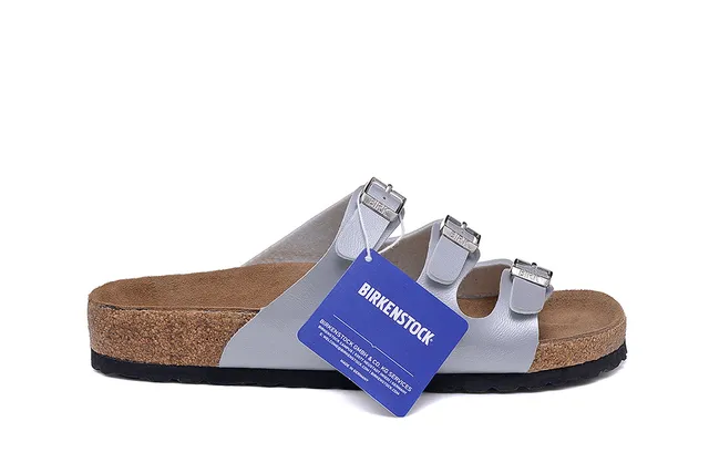 Birkenstock Arizona Metallic Silver Casual Sandals