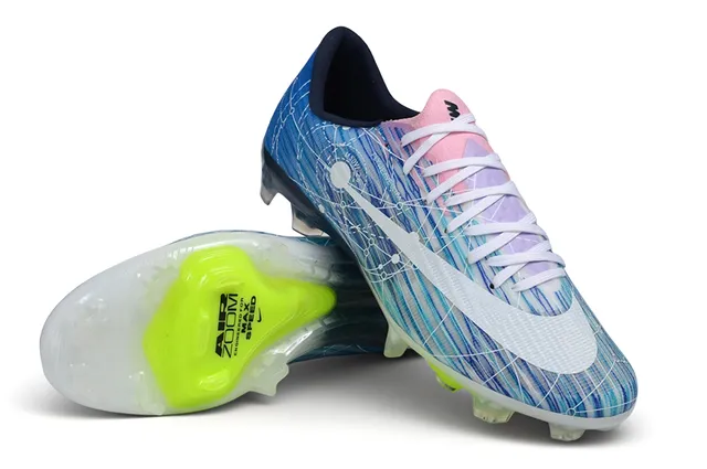 Nike Mercurial Vapor Blue Multicolor Low-Cut Synthetic Upper Firm-Ground Soccer Shoes