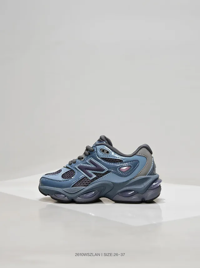 New Balance 9060 Gray and Black Chunky Sneakers