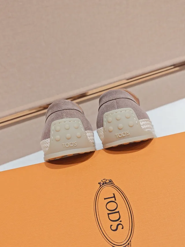 Beige White Suede Upper Espadrille Sole Loafer