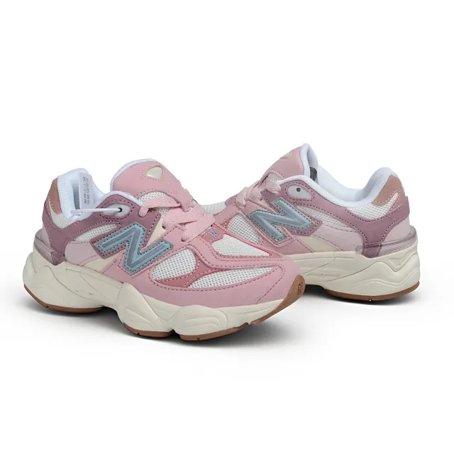 New Balance 9060 Pink Mauve Chunky Sneakers