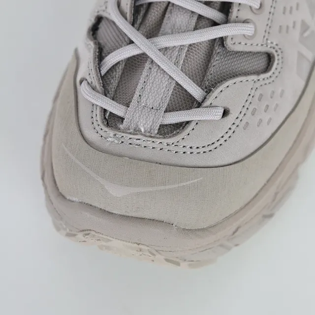 Hoka Beige High-Top Mesh-and-TPU Upper Hiking Boots