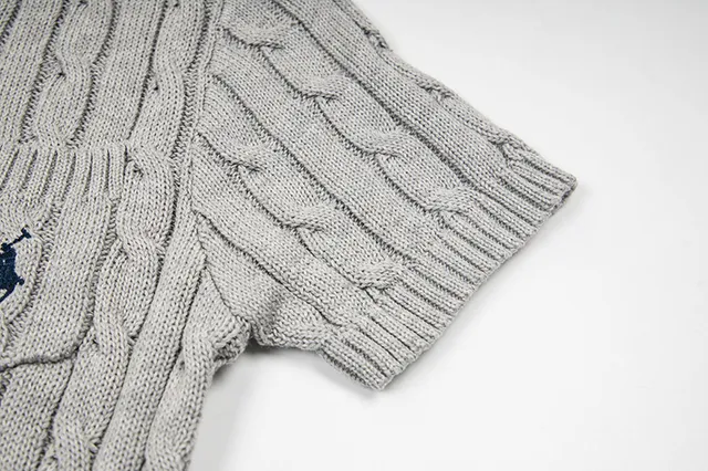 Polo Ralph Lauren Cable Knit Short-Sleeve Sweater