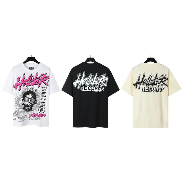 Hellstar Graphic Flame Print Oversized T-Shirt