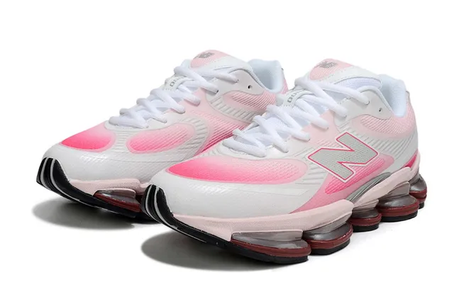 New Balance 9060 Pink and White Lifestyle Sneakers