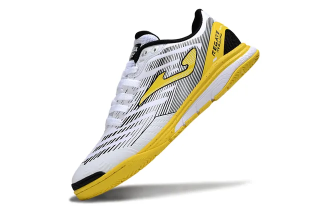 Joma Indoor Soccer Shoes White Blue Low-Top Synthetic Upper Sneakers