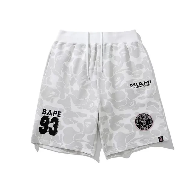 A Bathing Ape Multicolor Drawstring Waist Relaxed Fit Shorts
