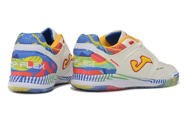 Joma Multicolor White Low-Top Graphic Upper Sneakers