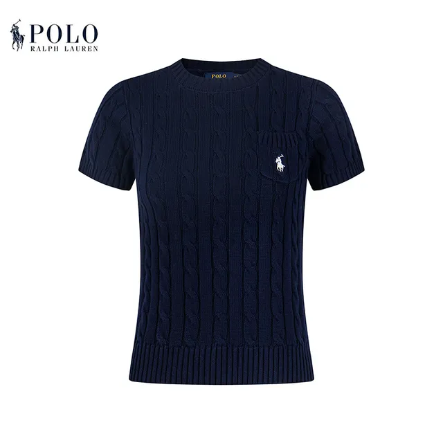 Polo Ralph Lauren Cable Knit Short-Sleeve Sweater