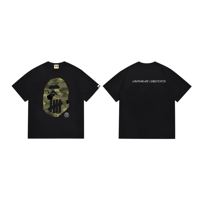 A Bathing Ape ABC Camo Five Bars Black T-Shirt