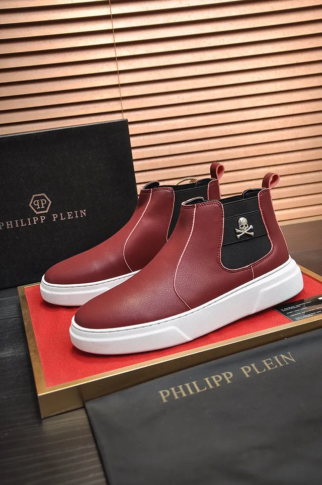 Burgundy Black Leather Upper Elastic Side Gussets Chelsea Boots