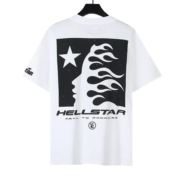 Hellstar Path to Paradise Graphic Print White T-Shirt