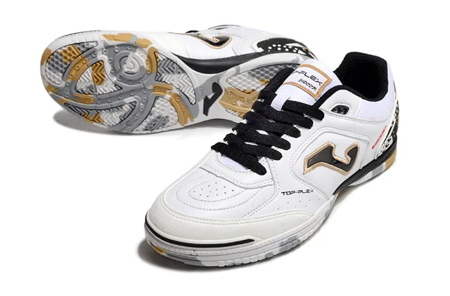 Joma Top-Plex White Blue Synthetic Upper Sneakers