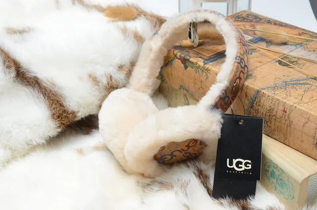 UGG Tasman Shearling Ear Warmers Multicolor Beanie