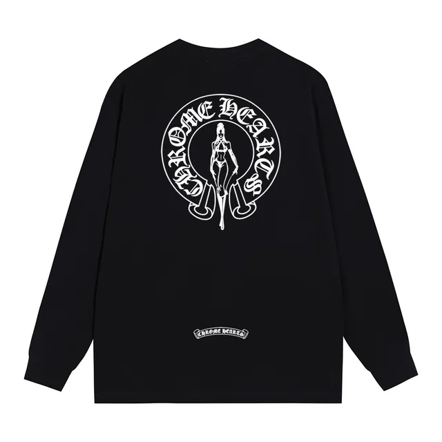 Chrome Hearts Graphic Back Long-Sleeve T-Shirt