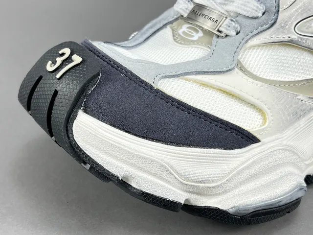 New Balance 9060 White and Black Chunky Sneakers