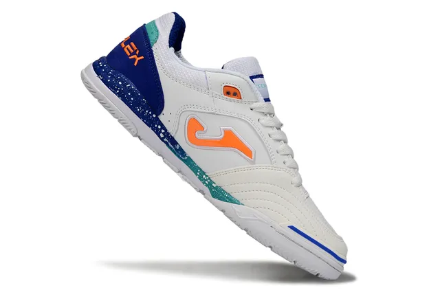 Joma Top-Plex White Blue Synthetic Upper Sneakers