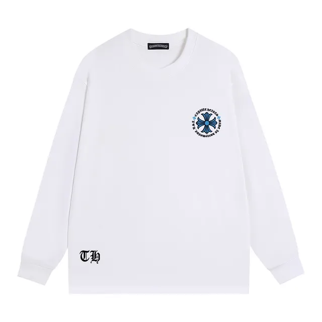 Chrome Hearts Cross Motif Graphic Long-Sleeve T-Shirt