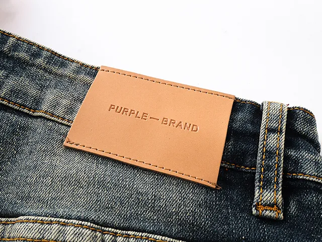 Purple Brand Distressed Paint-Splatter Flared Jeans