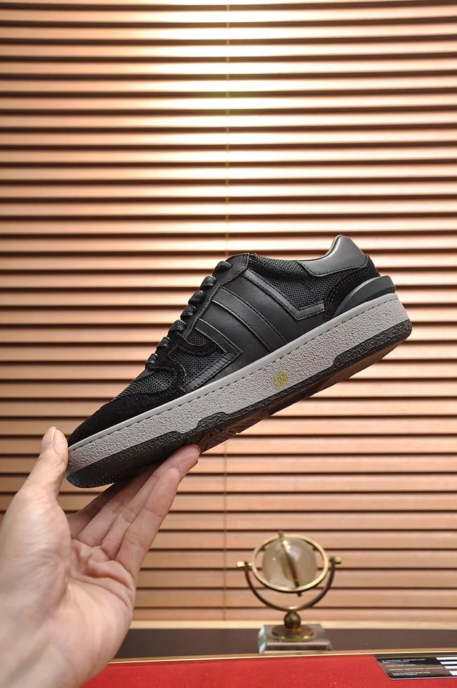 Lanvin Black and Gray Lifestyle Sneakers