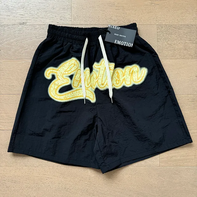 Mixed Emotion Graphic-Print Zip-Front Shirt and Drawstring Shorts Casual Set
