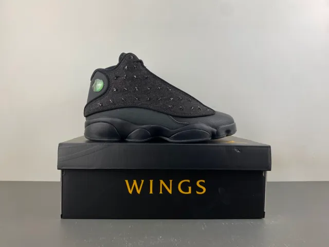 Air Jordan 13 Black Studded High-Top Basketball Shoes