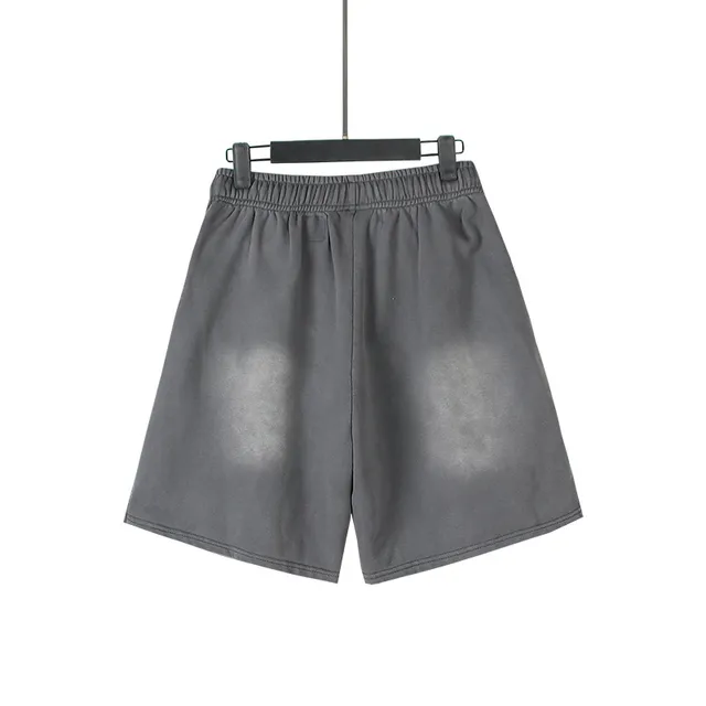 Tribal Flame Graphic Drawstring Shorts