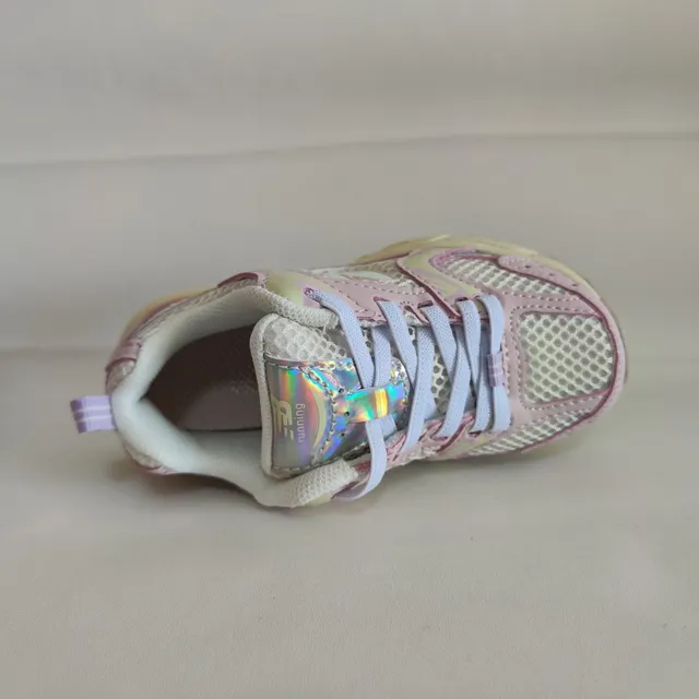 New Balance 9060 Beige Silver Chunky Sneakers