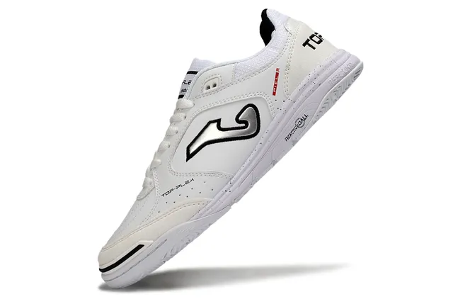 Joma Top-Plex White Black Indoor Soccer Shoes