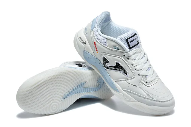 Joma Top Flex White Blue Synthetic-Mesh Upper Lifestyle Sneakers