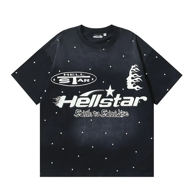 Hellstar Double-Sided Graphic Print Oversized T-Shirt