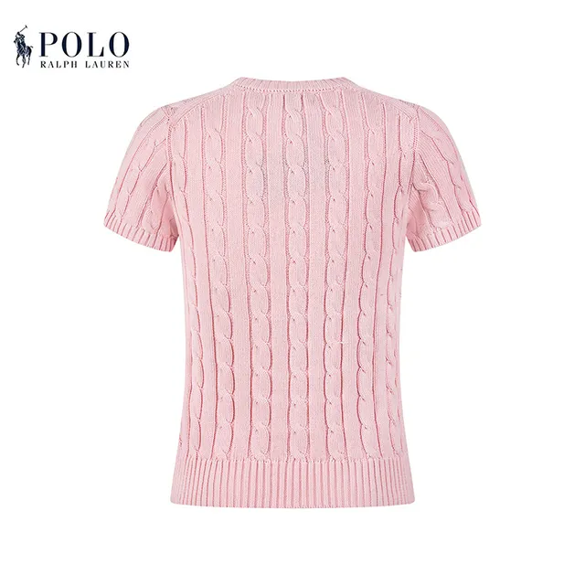 Polo Ralph Lauren Cable Knit Short-Sleeve Sweater