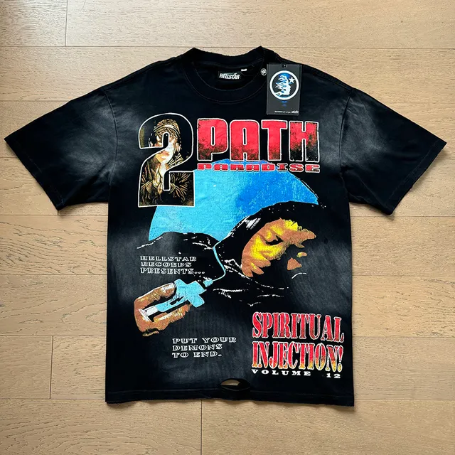 Hellstar Graphic Print Double-Sided T-Shirt