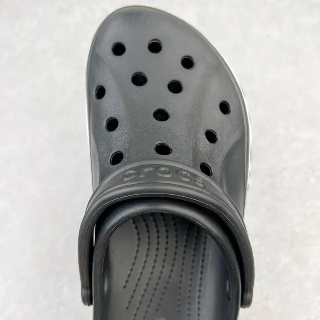 Crocs Echo Clog Black and White Logo Clog