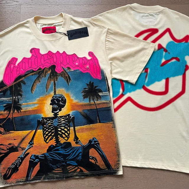 Godspeed Graphic-Print Crew-Neck Short-Sleeve T-Shirt