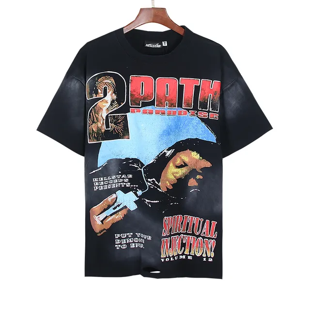 Hellstar Graphic Print Double-Sided T-Shirt