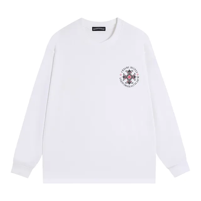 Chrome Hearts Maltese Cross Graphic Black Long-Sleeve T-Shirt