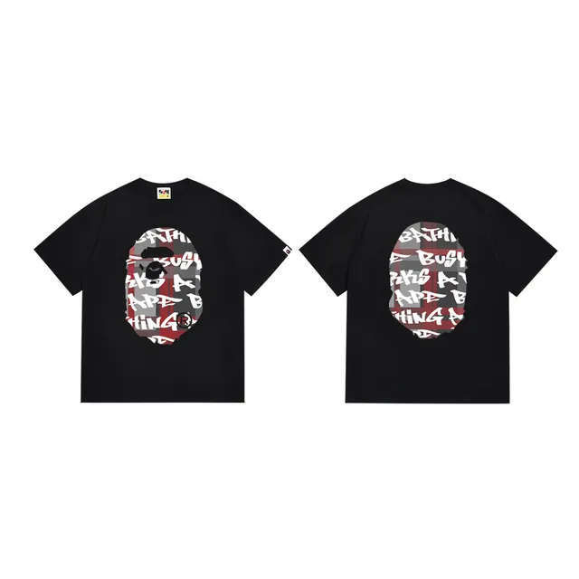 A Bathing Ape Ape Head Graphic Black T-Shirt