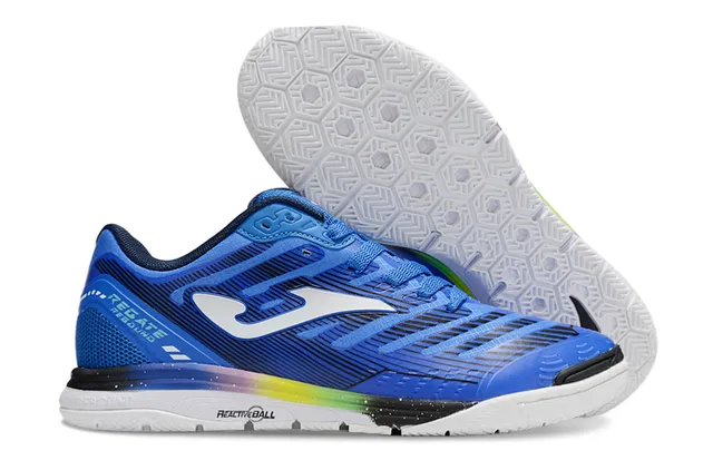 Joma Regate White Blue Low-Top Synthetic-Mesh Upper Sneakers