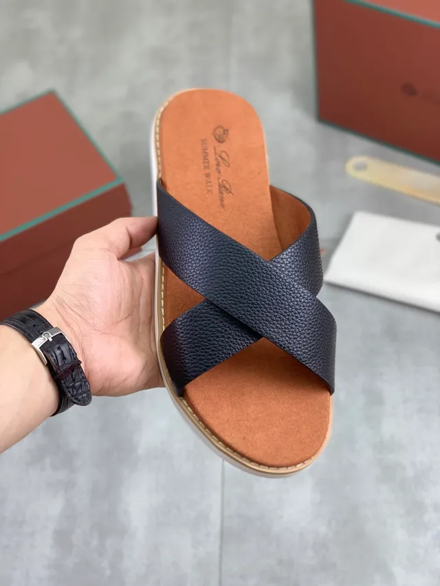 Brown Beige Crossed-Strap Slide-On Casual Sandals
