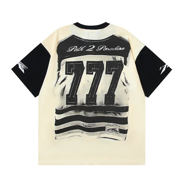 Hellstar Graphic Print Contrast-Sleeve Oversized T-Shirt